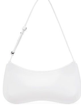 Jacquemus White Curved Shoulder Bag